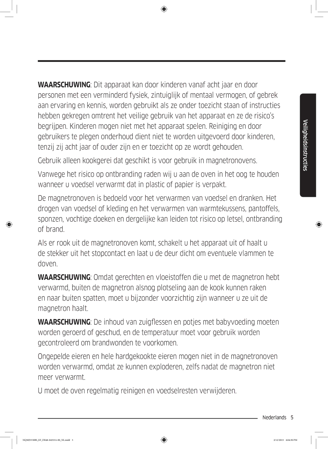 Samsung NQ50J5530BS/EF manual Nederlands  